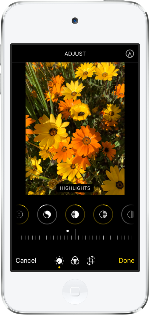 iPod touch 上編輯照片和視頻
